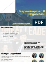 Kepemimpinan Dan Organisasi