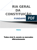 Teoria Geral DA Constituição: Fundamentos