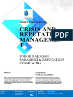 Modul TM 2 Crisis and Reputation Management