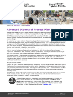 PMA60116 Advanced Diploma of Process Plant Technology