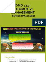 DMD 4113 - 1. Service Management