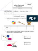 1° Evaluación Formativa Ciencias 7