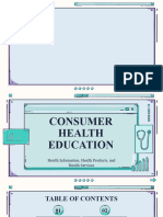 Consumer Health Education