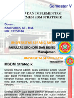 MSDM Strategik - MSDM Strategik
