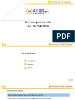 5 - Technologies Du Web 1 CHAPITRE 4 - Introduction CSS-1