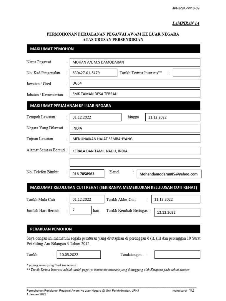 Ke Luar Negara | PDF