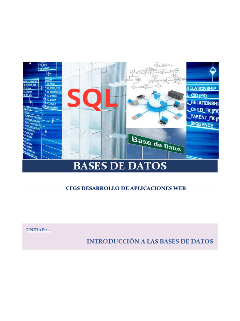 Introducción a las Bases de Datos | PDF | Bases de datos | Archivo de ...