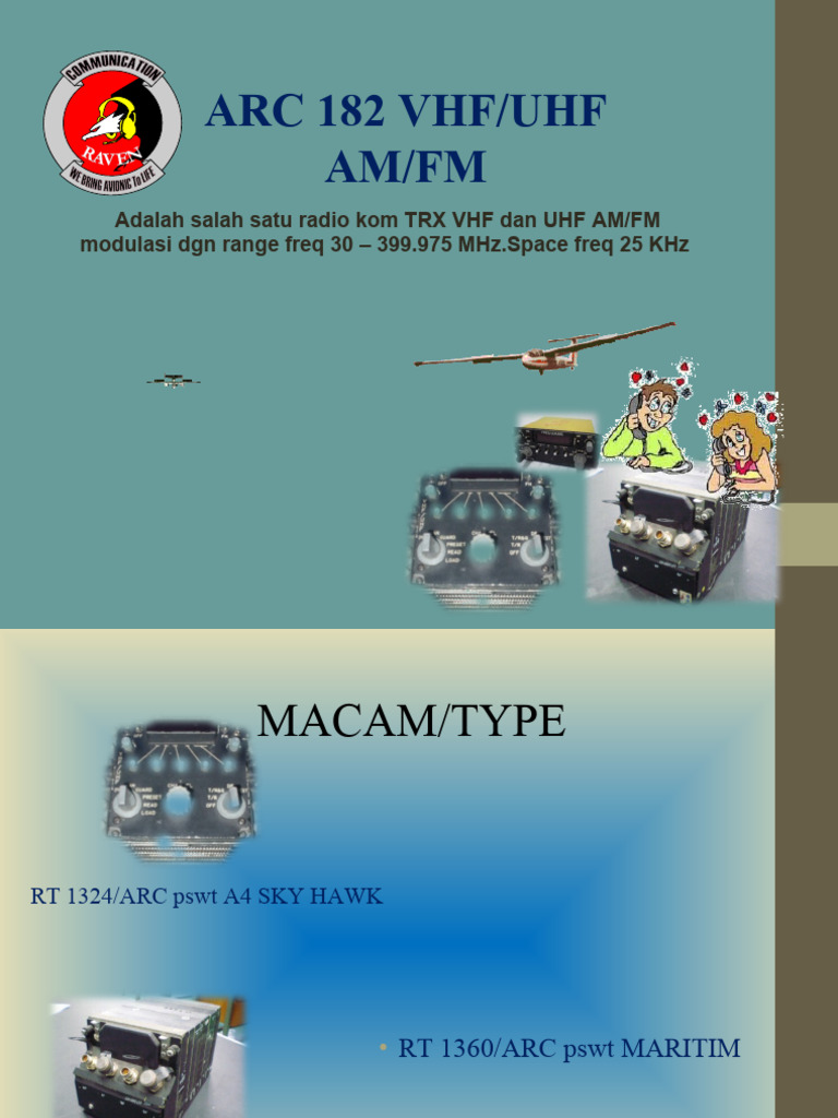 ARC-182 VHF/UHF Radio Overview | PDF | Frequency Modulation | Very High ...