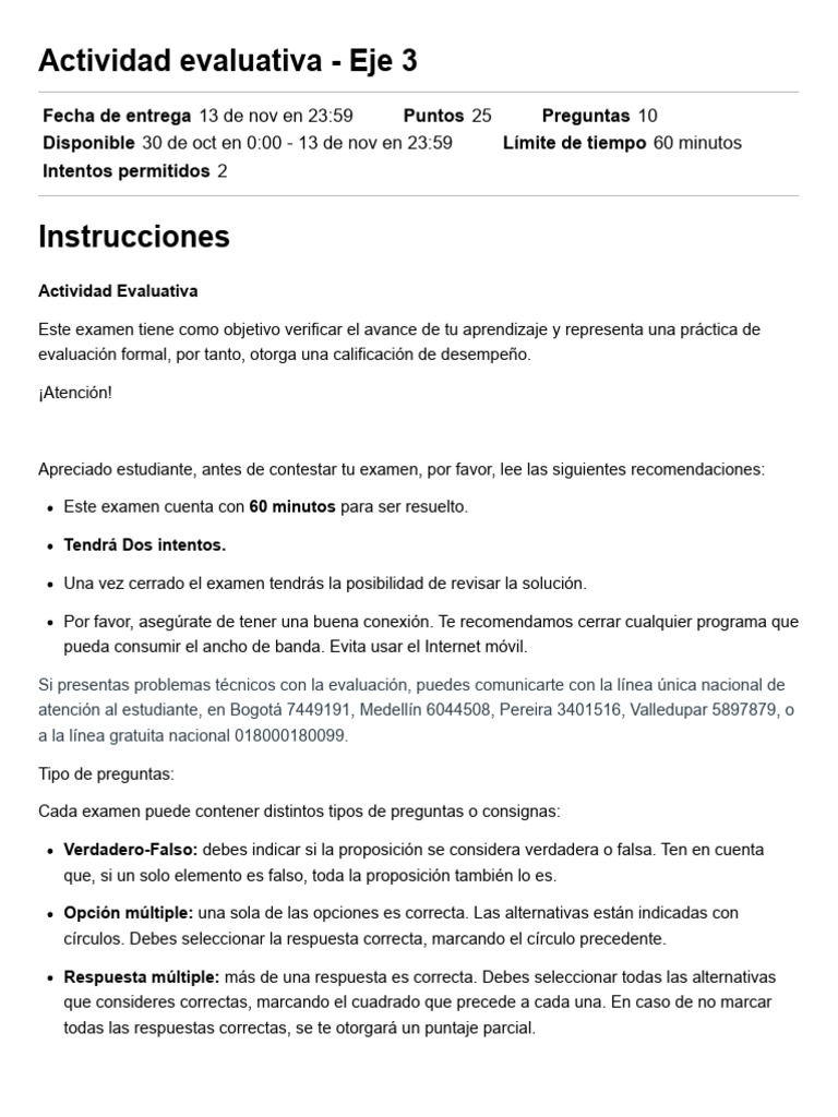 Actividad Evaluativa - Eje 3 - SABER CONVIVIR (LIVE IT) - 202360-6A ...