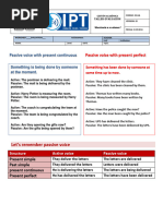 Unit 11-Passive Continuous-Perfect