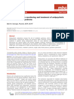 Clinical Pearls For The Monitoring and Treatment of Antipsychotic