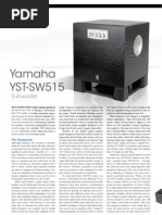 Yamaha YST SW515 Subwoofer Review Lo-Res