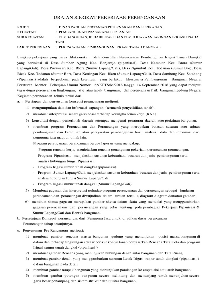 Uraian penelitian irigasi pdf teknologi rekayasa