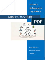 Reporte de Investigación NOM-028-SSA2-2009