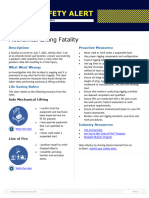 SA 09 2022 Mechanical Lifting Fatality