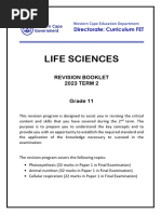 Grade 11 Life Sciences Revision Material Term 2 - 2023