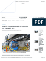 Estación Parque Centenario de La Aerovía, Con Avance Del 70% - Comunidad - Guayaquil - El Universo