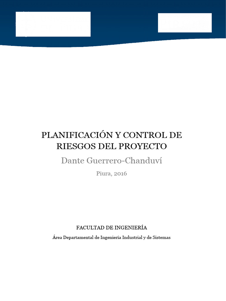Planificacion Control Riesgos Pdf Riesgo Estadísticas