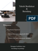 Materi Teknik Berdiskusi & Bersidang