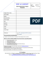 Form Registrasi Publik Training K3LH - PPN N Non PPN