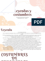 Tarea Leyendas y Costumbre