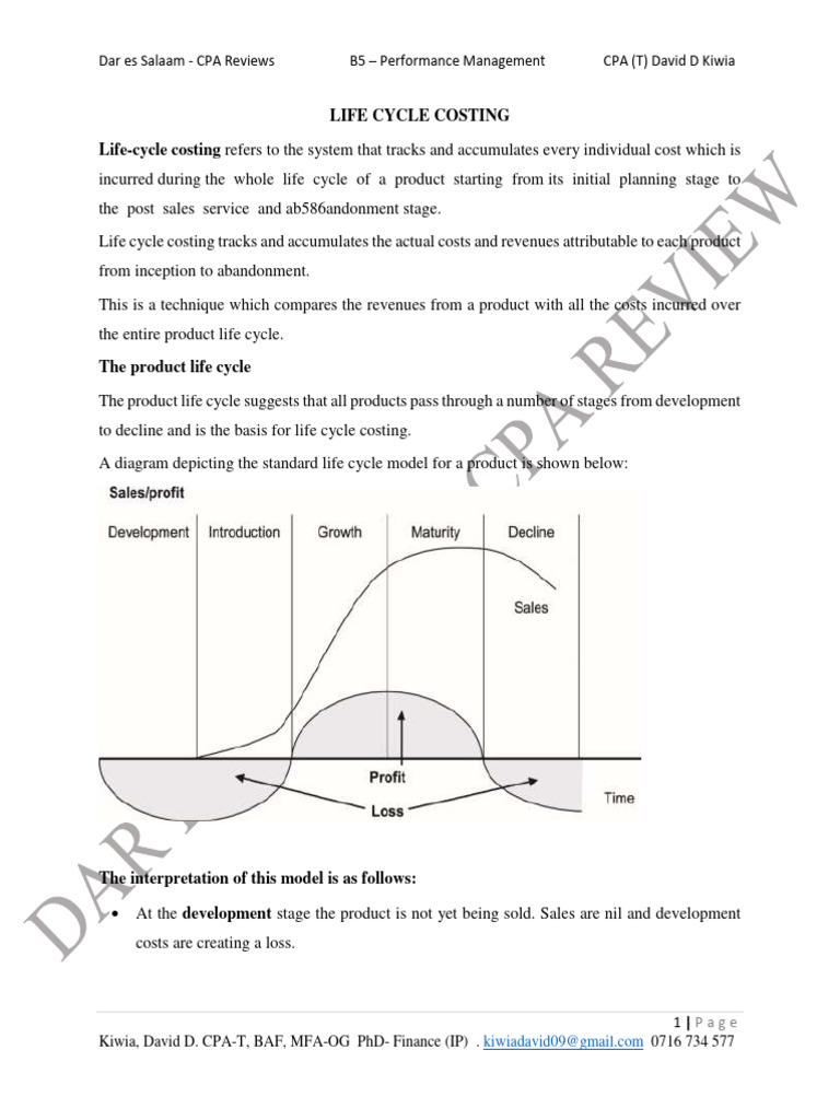Complete Topic 6 - Life Cycle Costing | PDF | Life Cycle Assessment ...