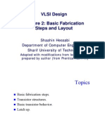 VLSI Design Lecture 2: Basic Fabrication Steps