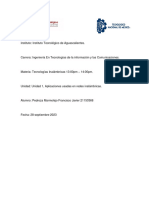 Aplicaciones Usadas en Redes Inalambricas - Pedroza Marmolejo Francisco Javier