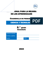 Cartilla de Preguntas-Ciencia y Tecnología-SEGUNDO-2023