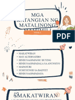 Mga Katangian NG Matalinong Mamimili