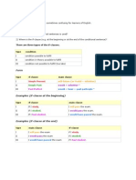 Conditional Sentences