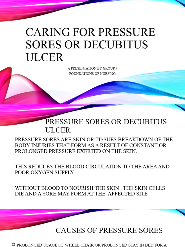 Caring For Pressure Sores or Decubitus Ulcer | Download Free PDF ...