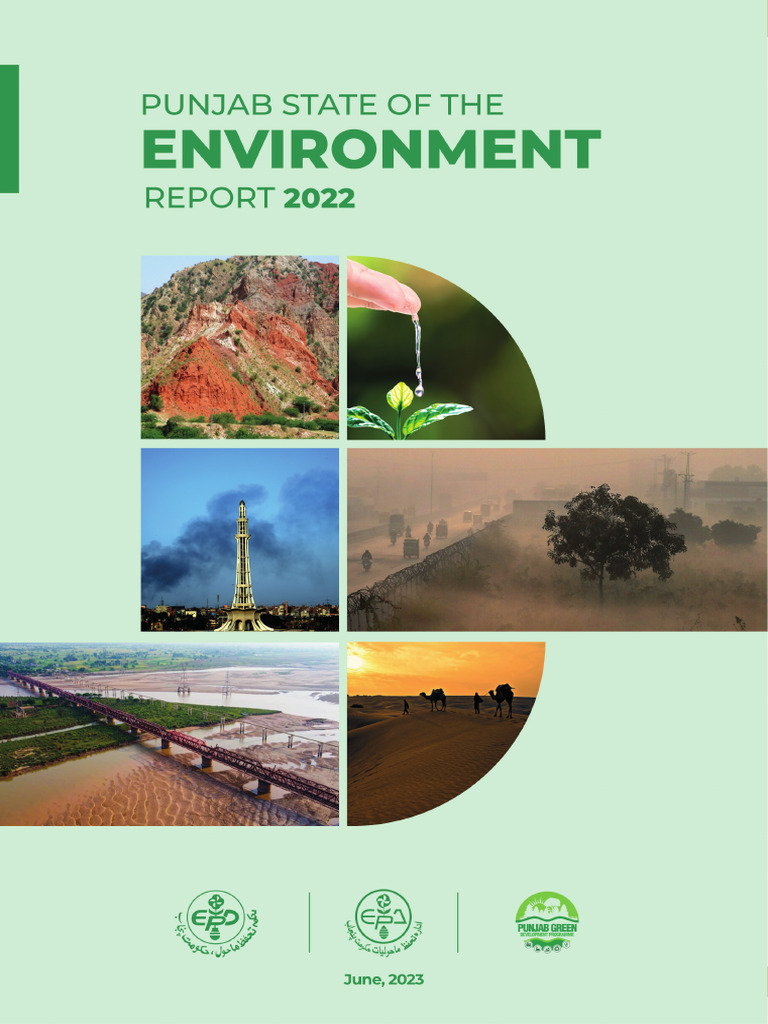 Punjab State of Environment Report 2022 PDF Water Pollution Air