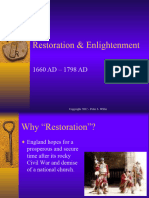 Restoration & Enlightenment: 1660 AD - 1798 AD