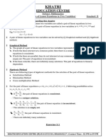 Chapter - 3 (Linear Equations in Two Variables)