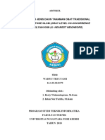 Identifikasi Jenis Daun Tanaman Obat Tradisional Dengan Metode GLCM (Gray Level Co-Occurrence Matrix) Dan KNN (K - Nearest Neighbors)