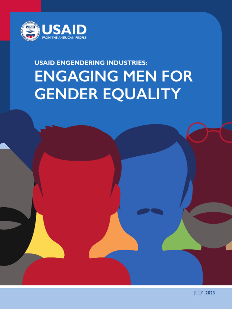 USAID Engaging Men in Gender Equality July 2023 PDF Gender Gender