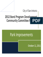 Parks Staff Rec Projects Oct 11 