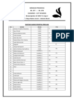 Daftar Hadir Perjusa