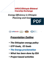 Ethiopia Energy Efficiency and Planning Goals Takele