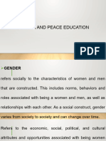 Gender and Peace Education