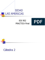 Universidad Las Americas: EDI 902 Practica Final