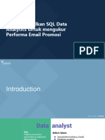 Mengoptimalkan SQL Data Analytics Untuk Mengukur Performa Email Promosi