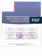 Procedimiento Trabajo Seguro en Uso y Manejo de Herramientas Manuales y Electricas