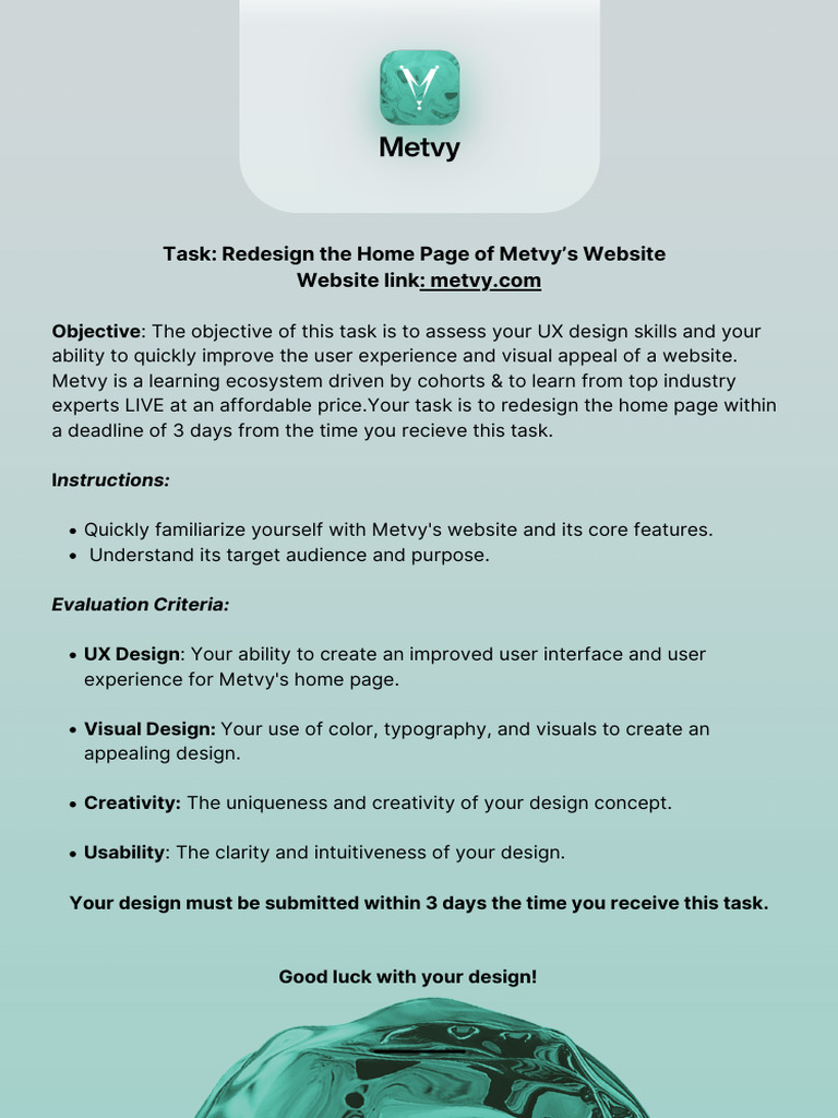Ux Task | PDF