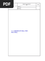 Grit Tank WALL 6M LengthX3.5M Height Design