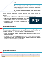 P - Block Elements