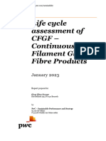 05 Life Cycle Assessment of CFGF - Continuous Filament Glass Fibre Products 2023-01