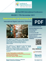 IDH2011 17th November 2011: We Invite You To The 2nd IDH International Conference