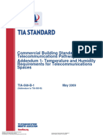 TIA TIA-569-B-1 - Comm Bldg Std for Telecomm Pathways & Space - Addendum 1 (2009.05.01)